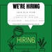 We're Hiring- Join Our Team